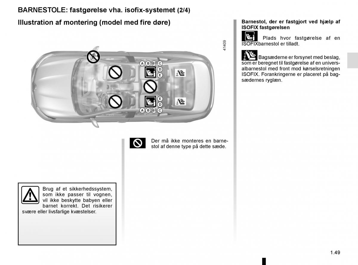 Renault Megane IV 4 Bilens instruktionsbog / page 55