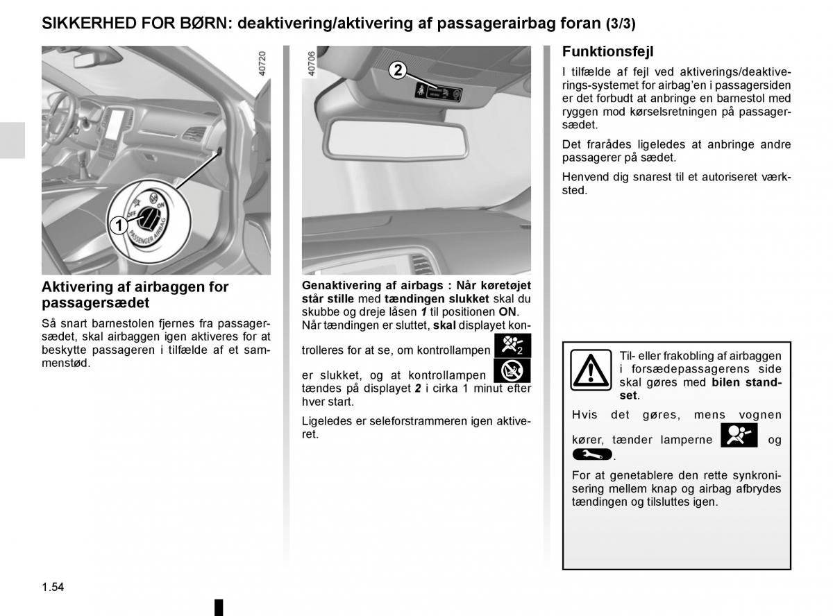 Renault Megane IV 4 Bilens instruktionsbog / page 60