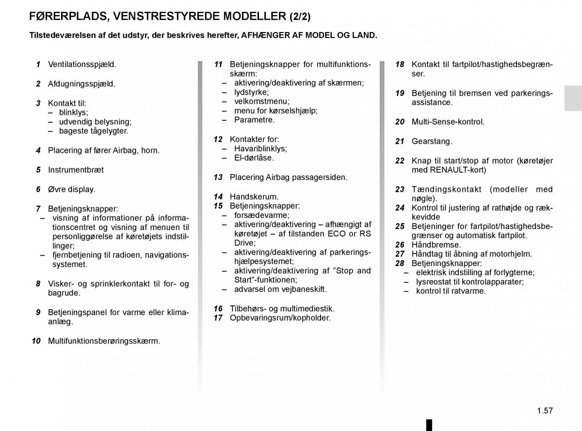 Renault Megane IV 4 Bilens instruktionsbog / page 63