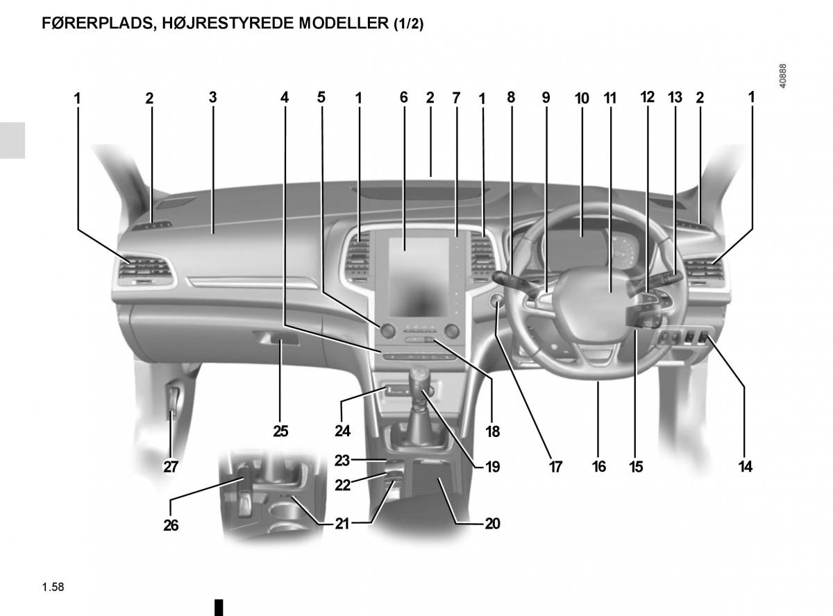 Renault Megane IV 4 Bilens instruktionsbog / page 64