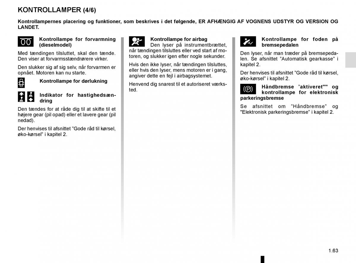 Renault Megane IV 4 Bilens instruktionsbog / page 69