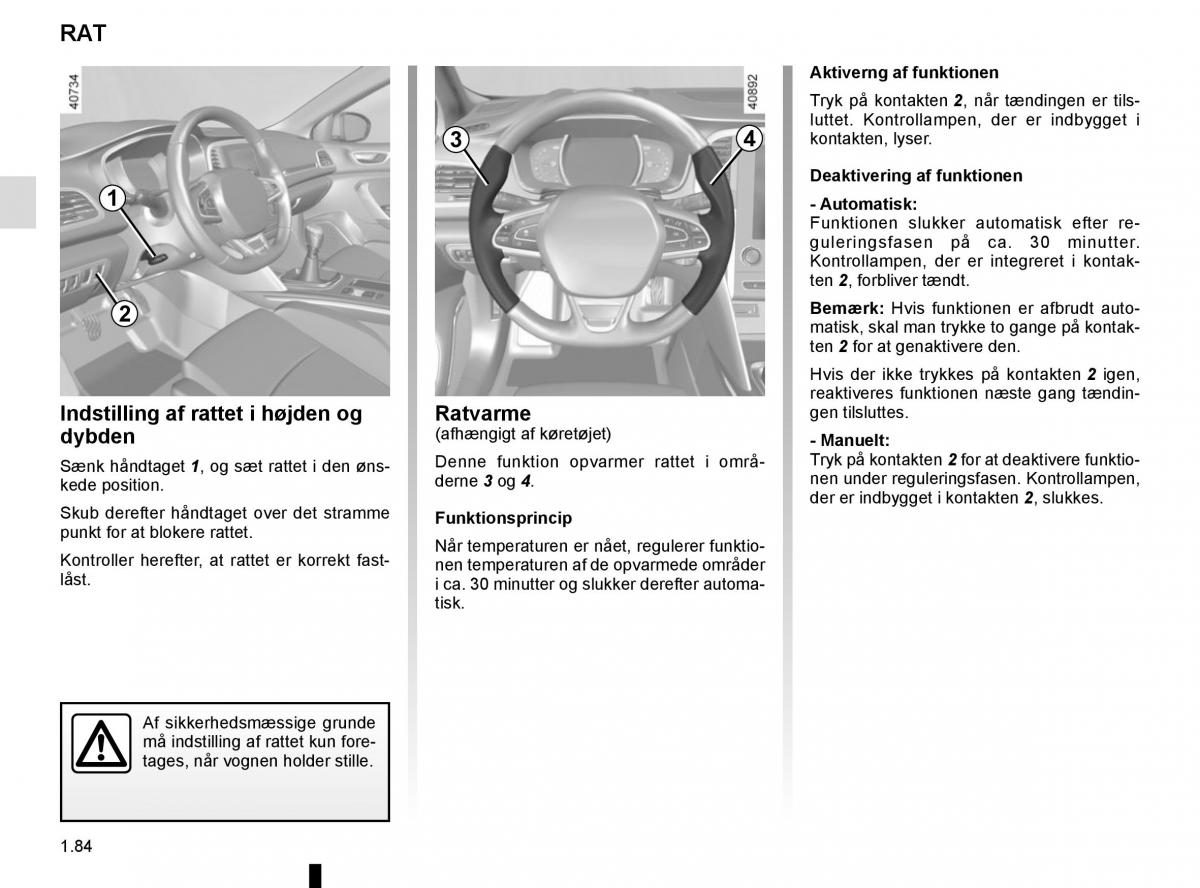 Renault Megane IV 4 Bilens instruktionsbog / page 90