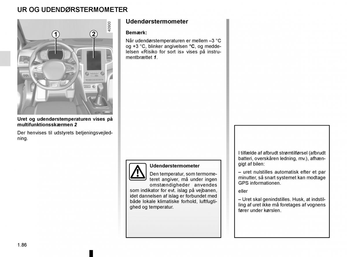 Renault Megane IV 4 Bilens instruktionsbog / page 92