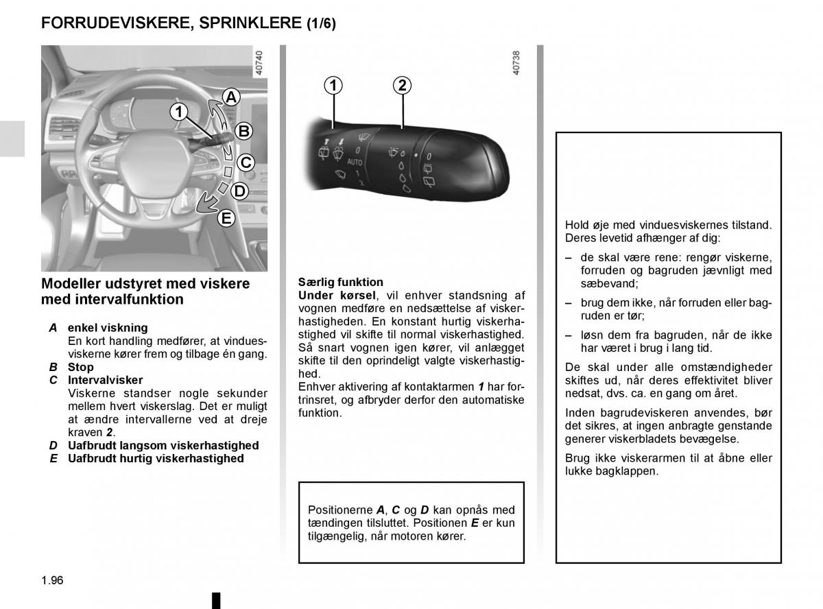 Renault Megane IV 4 Bilens instruktionsbog / page 102