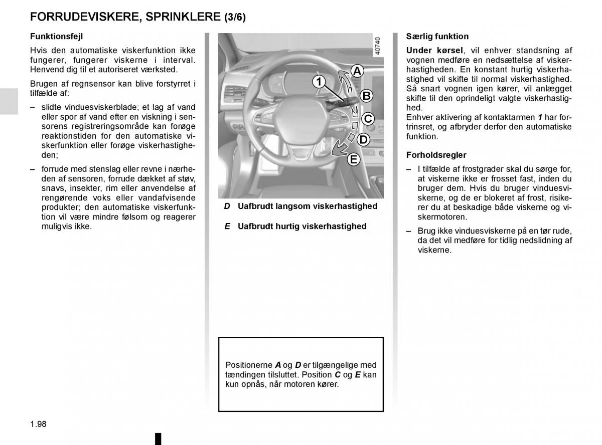 Renault Megane IV 4 Bilens instruktionsbog / page 104