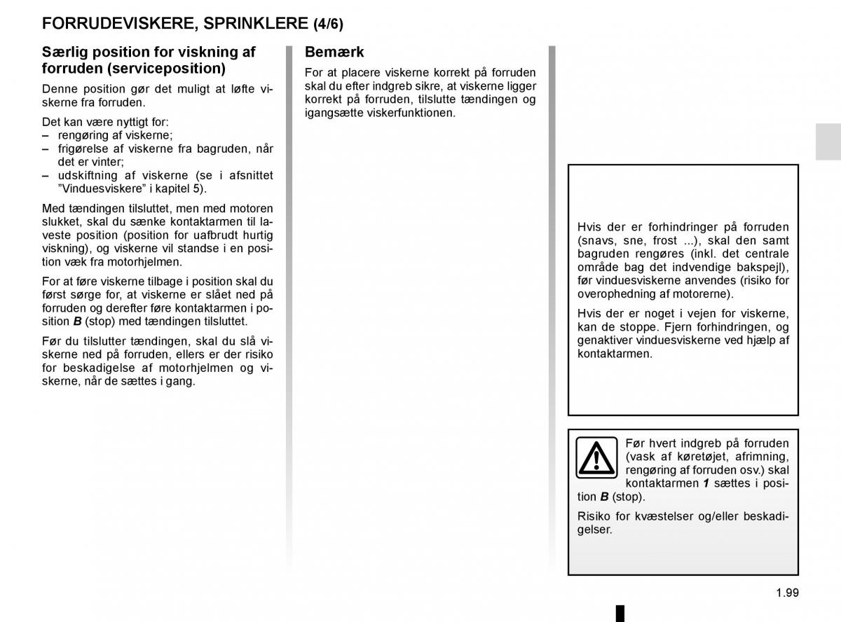 Renault Megane IV 4 Bilens instruktionsbog / page 105