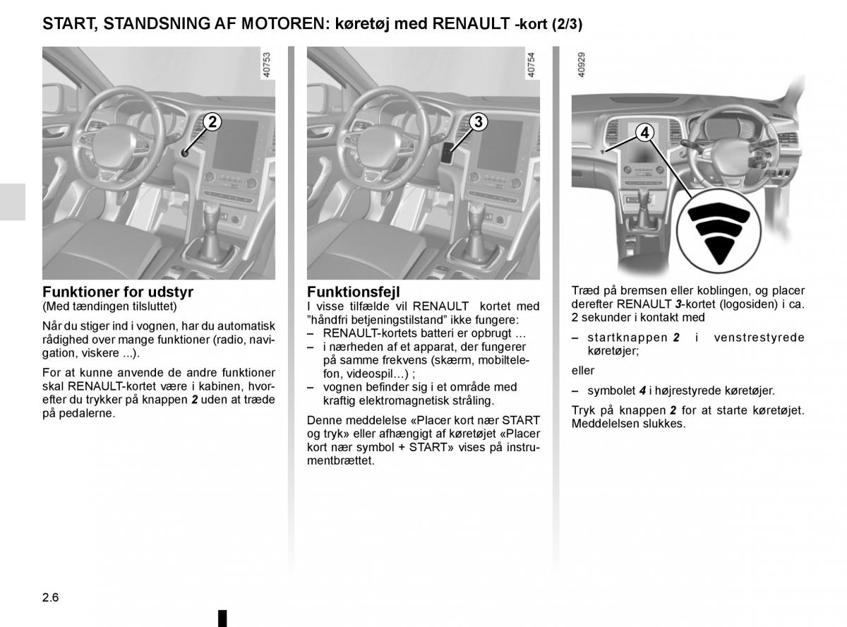 Renault Megane IV 4 Bilens instruktionsbog / page 118