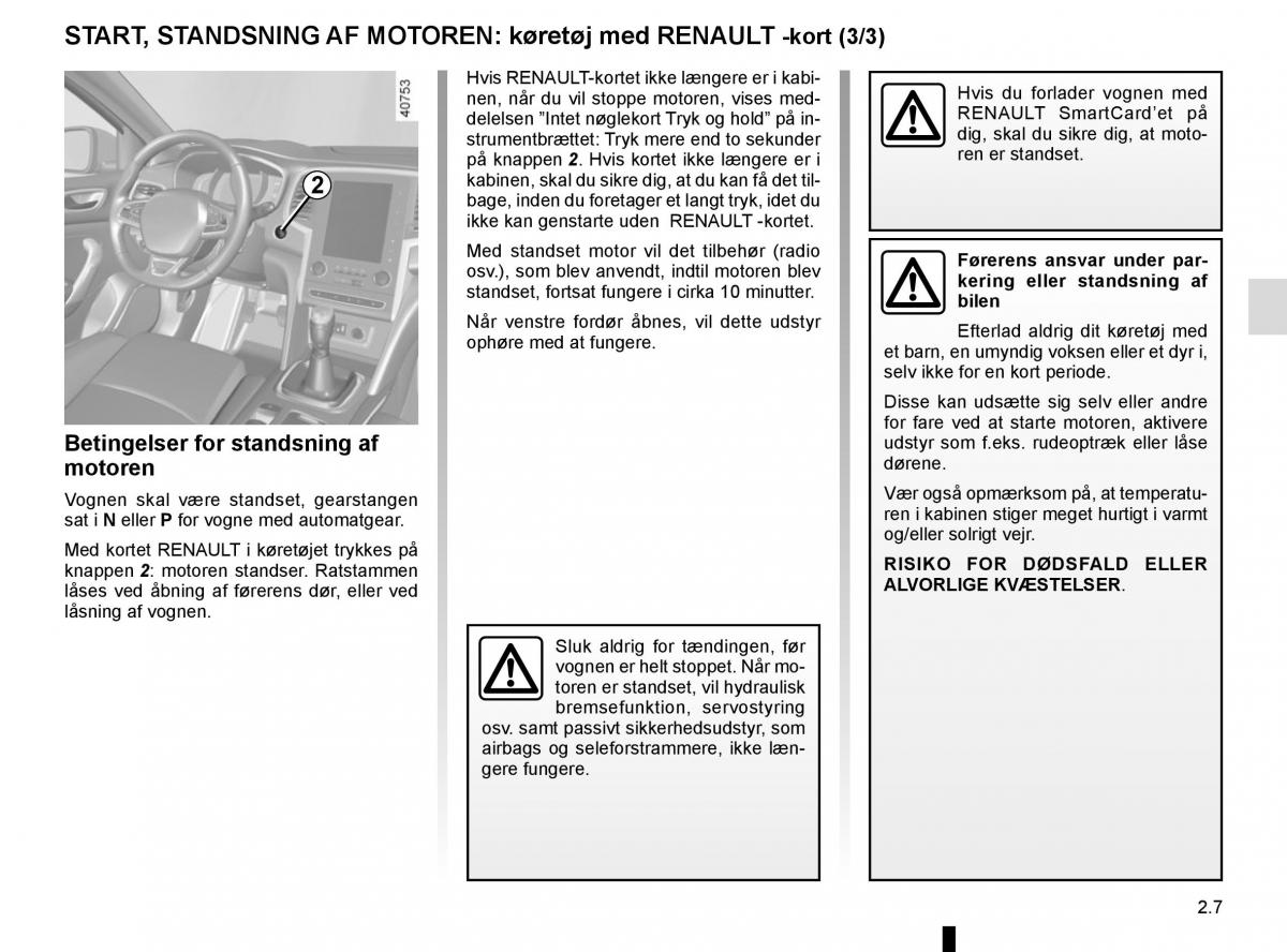 Renault Megane IV 4 Bilens instruktionsbog / page 119