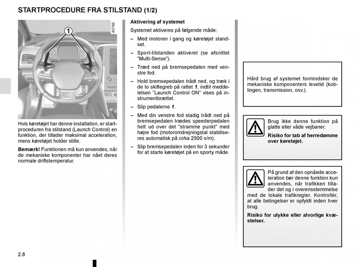 Renault Megane IV 4 Bilens instruktionsbog / page 120