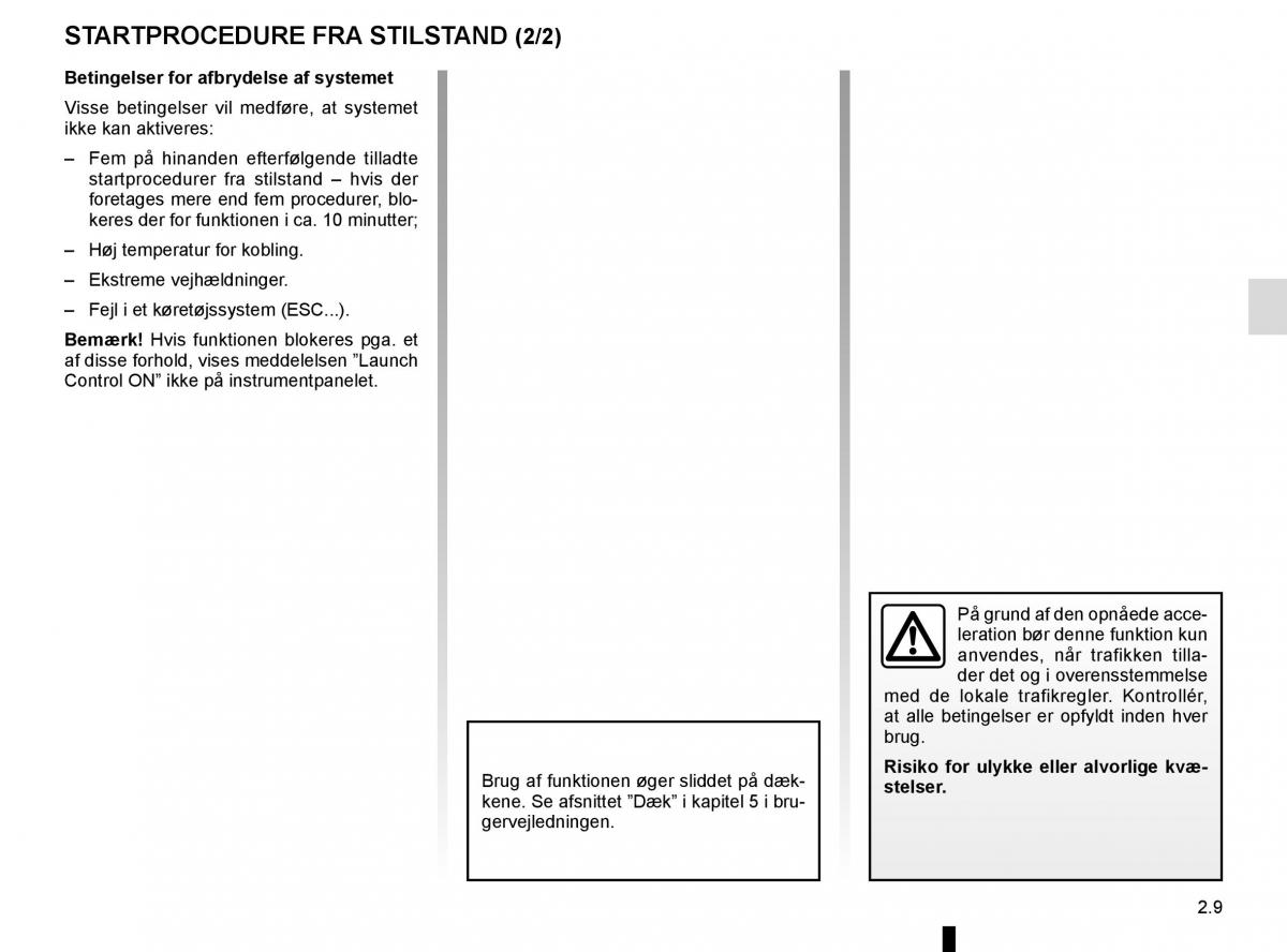 Renault Megane IV 4 Bilens instruktionsbog / page 121