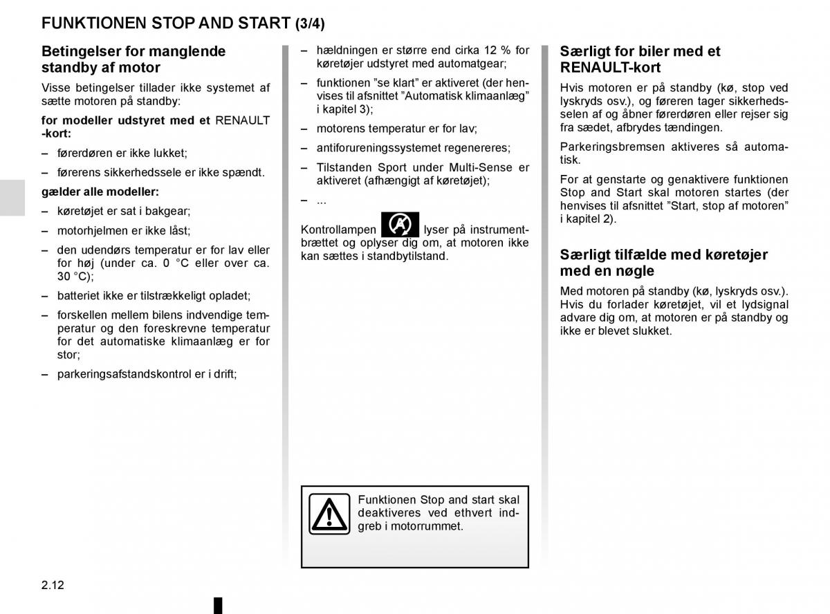 Renault Megane IV 4 Bilens instruktionsbog / page 124