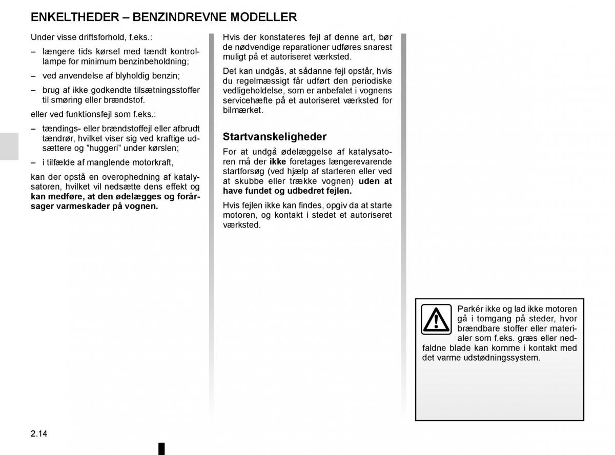 Renault Megane IV 4 Bilens instruktionsbog / page 126