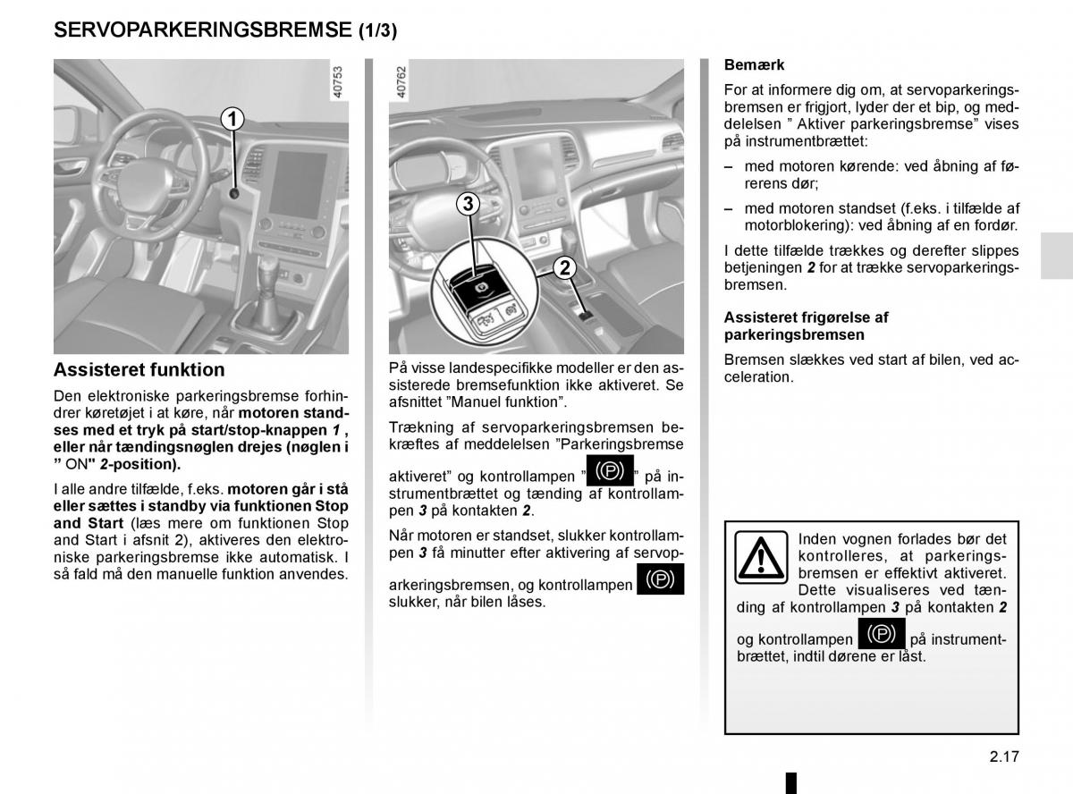 Renault Megane IV 4 Bilens instruktionsbog / page 129