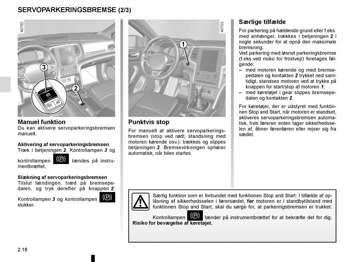 Renault Megane IV 4 Bilens instruktionsbog / page 130