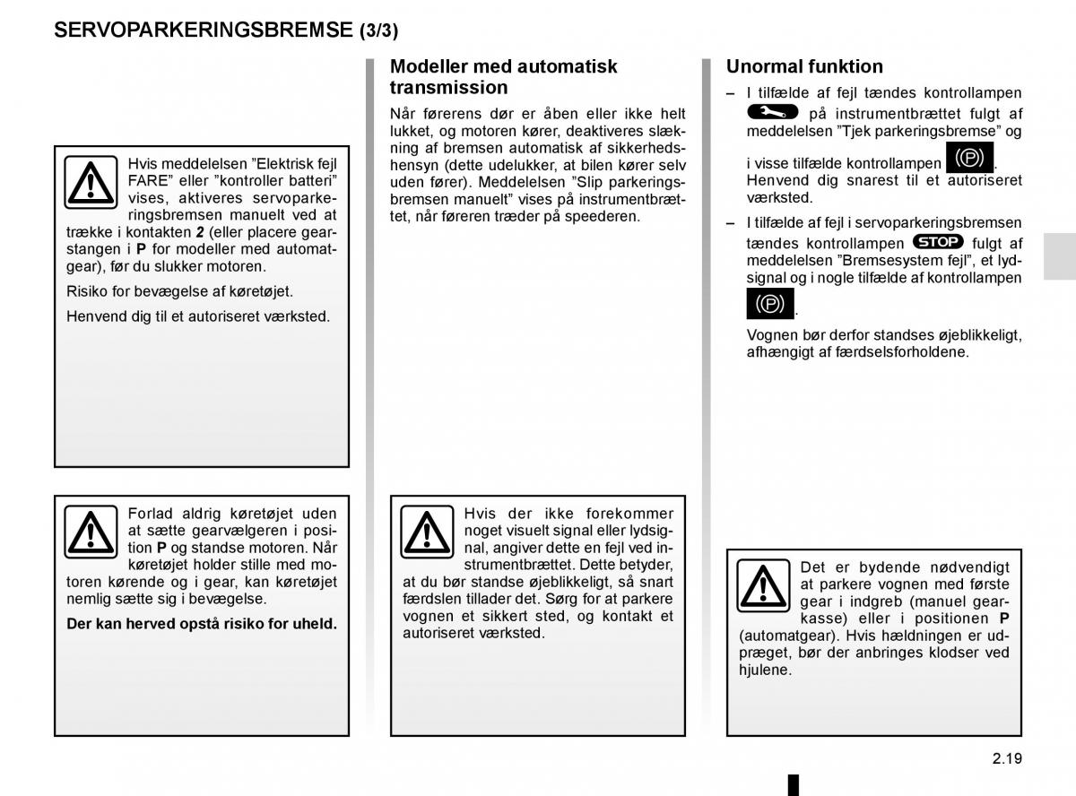 Renault Megane IV 4 Bilens instruktionsbog / page 131