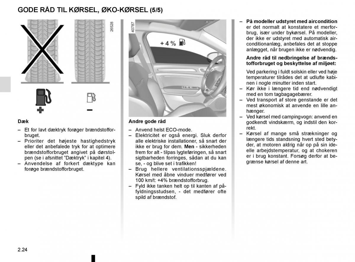 Renault Megane IV 4 Bilens instruktionsbog / page 136