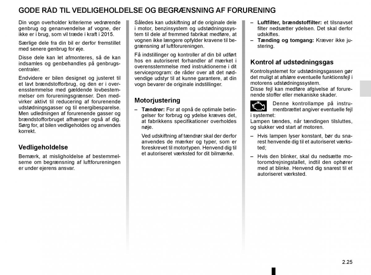 Renault Megane IV 4 Bilens instruktionsbog / page 137