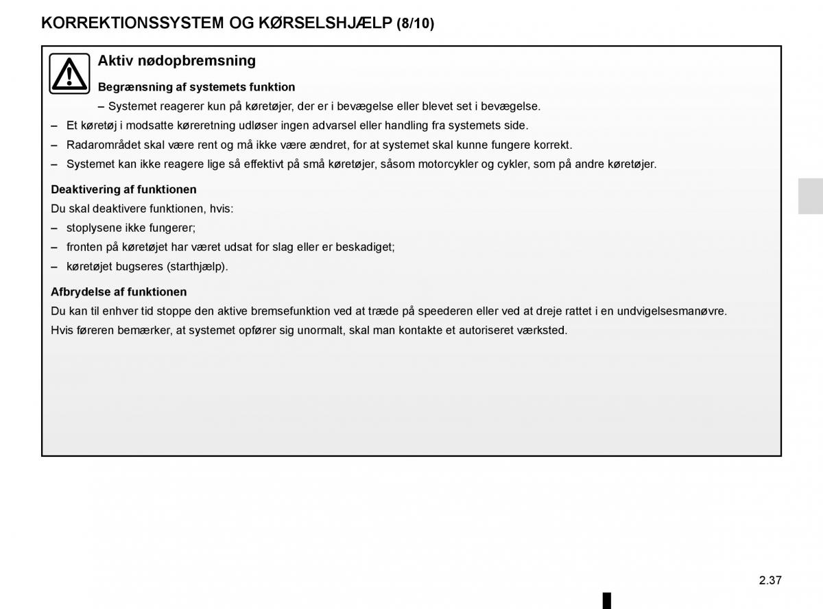 Renault Megane IV 4 Bilens instruktionsbog / page 149