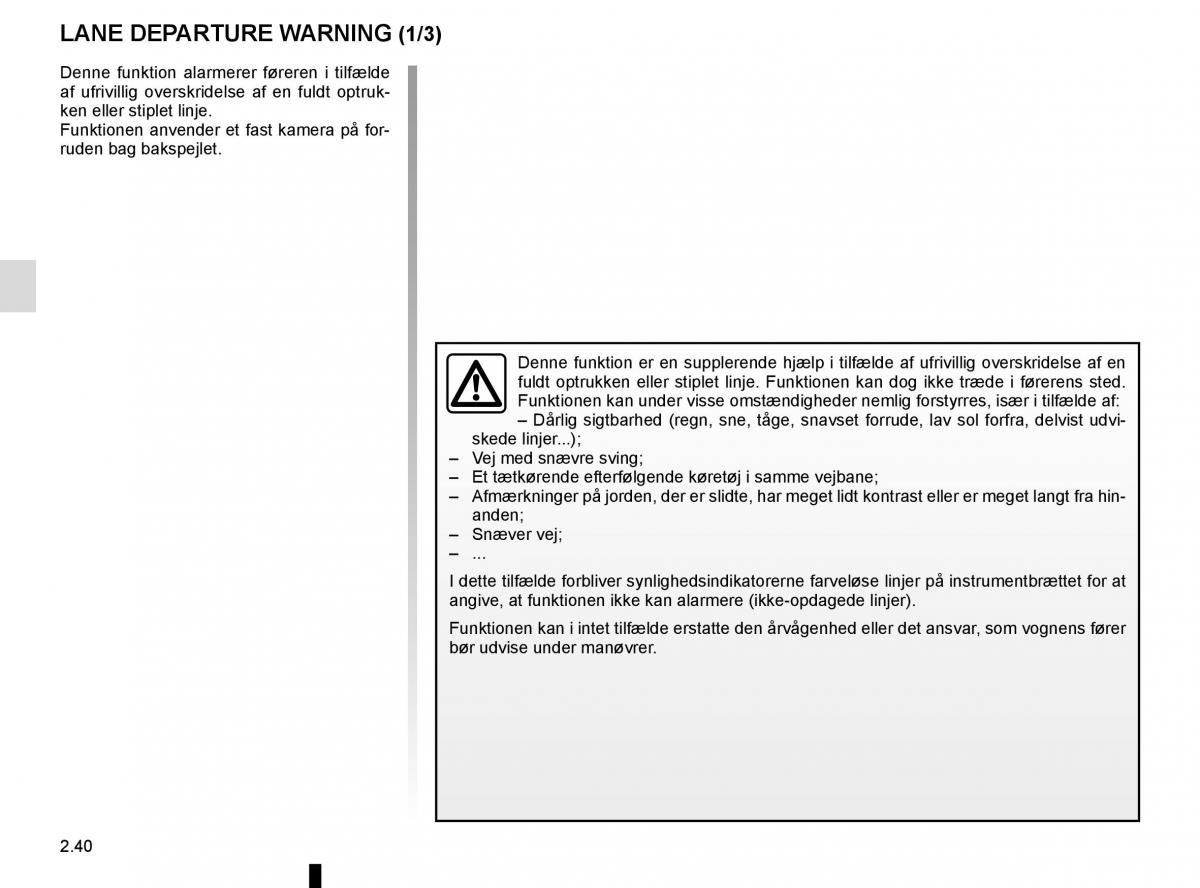 Renault Megane IV 4 Bilens instruktionsbog / page 152