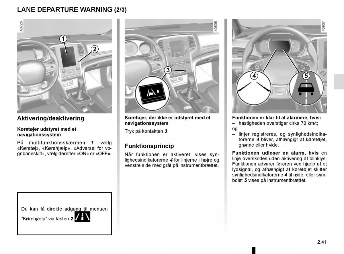 Renault Megane IV 4 Bilens instruktionsbog / page 153