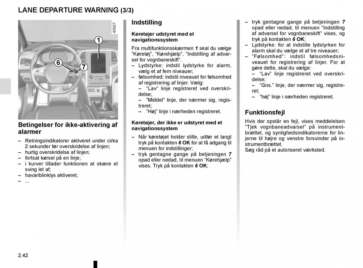 Renault Megane IV 4 Bilens instruktionsbog / page 154