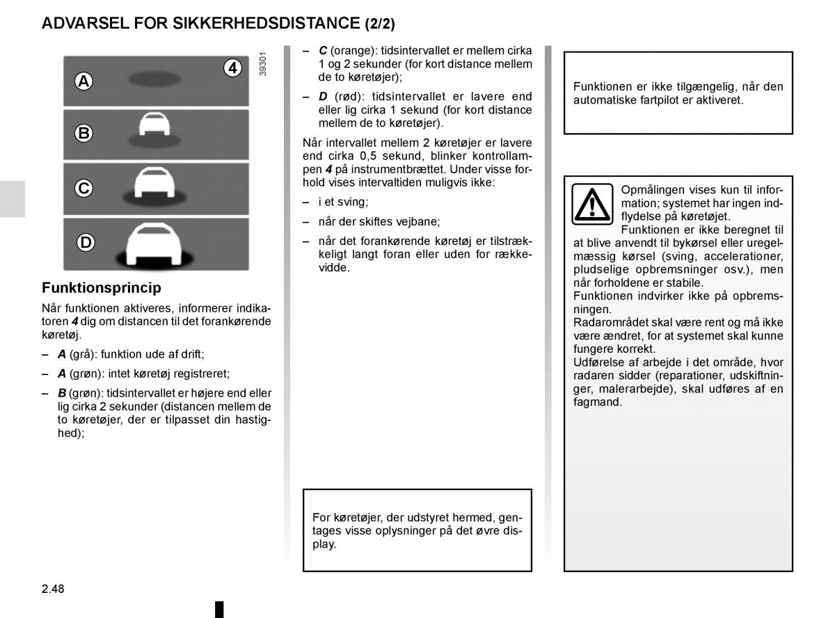 Renault Megane IV 4 Bilens instruktionsbog / page 160