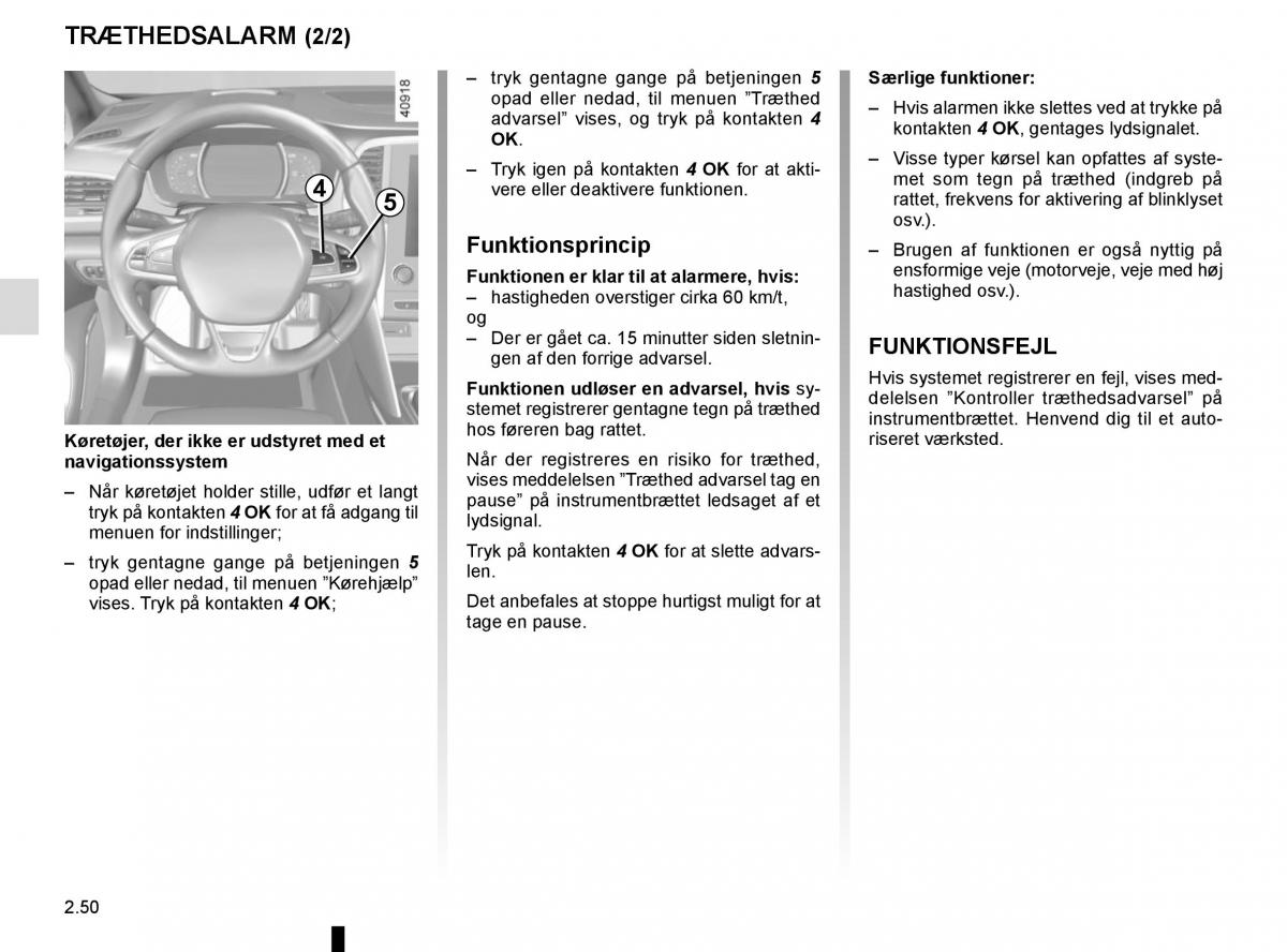 Renault Megane IV 4 Bilens instruktionsbog / page 162