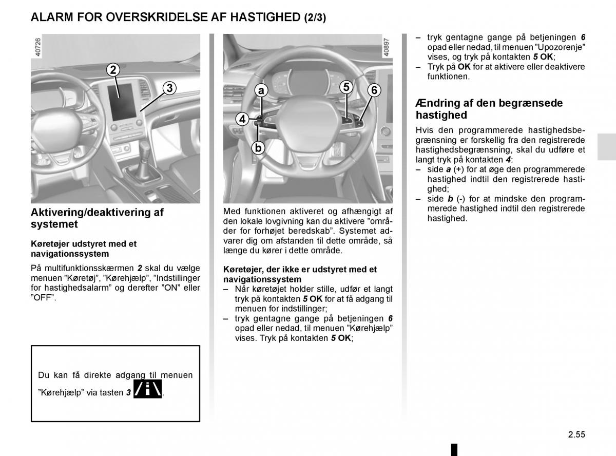 Renault Megane IV 4 Bilens instruktionsbog / page 167