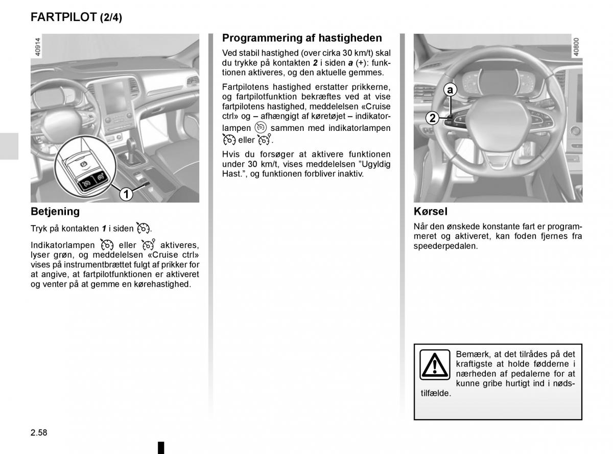 Renault Megane IV 4 Bilens instruktionsbog / page 170