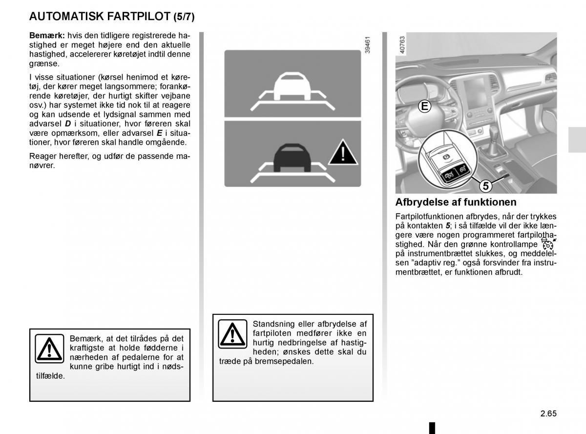 Renault Megane IV 4 Bilens instruktionsbog / page 177