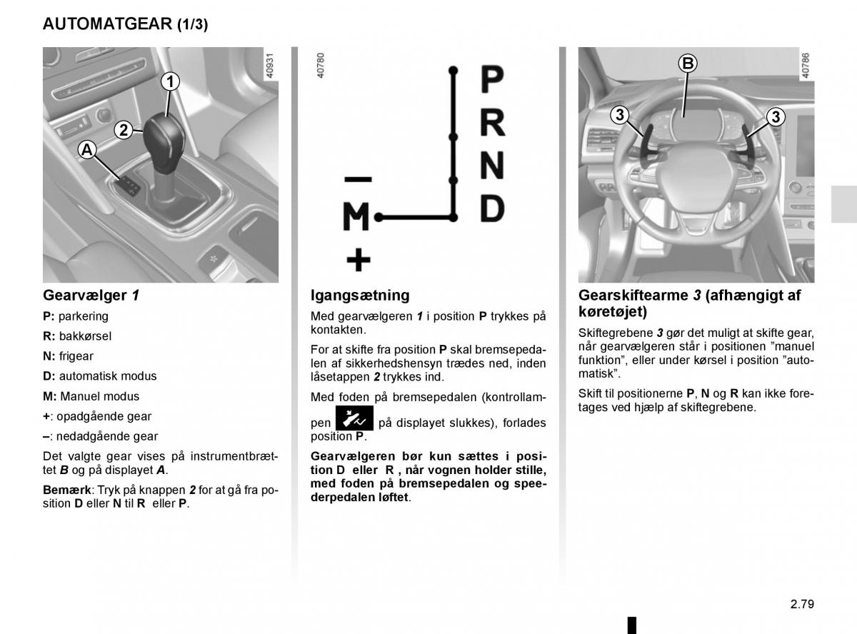 Renault Megane IV 4 Bilens instruktionsbog / page 191