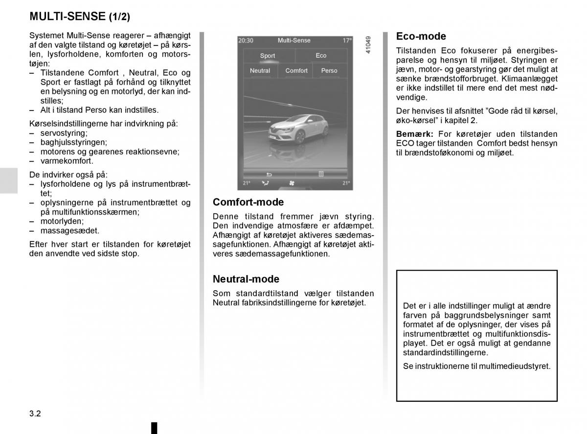 Renault Megane IV 4 Bilens instruktionsbog / page 196