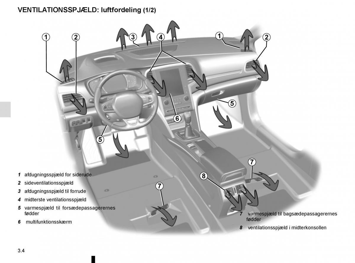 Renault Megane IV 4 Bilens instruktionsbog / page 198