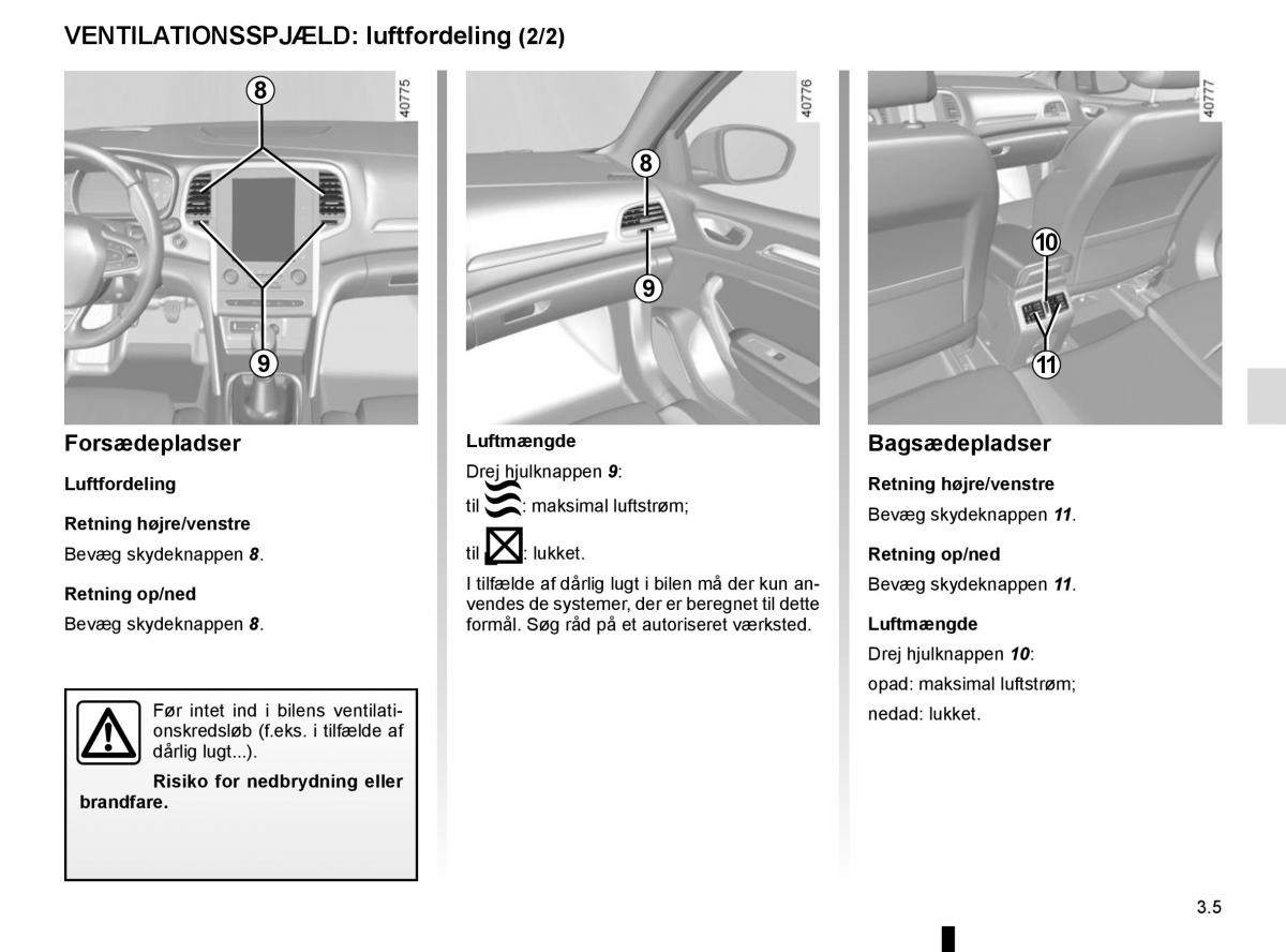 Renault Megane IV 4 Bilens instruktionsbog / page 199