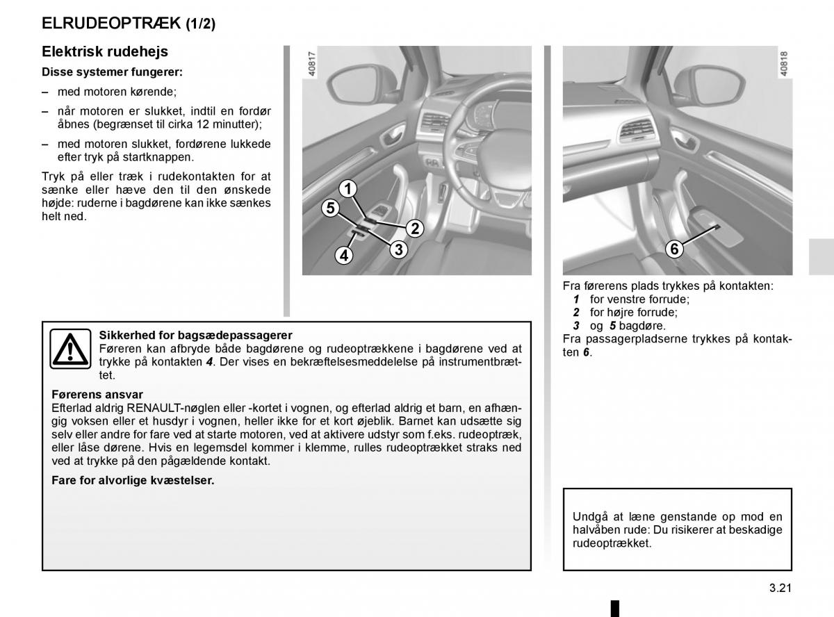 Renault Megane IV 4 Bilens instruktionsbog / page 215