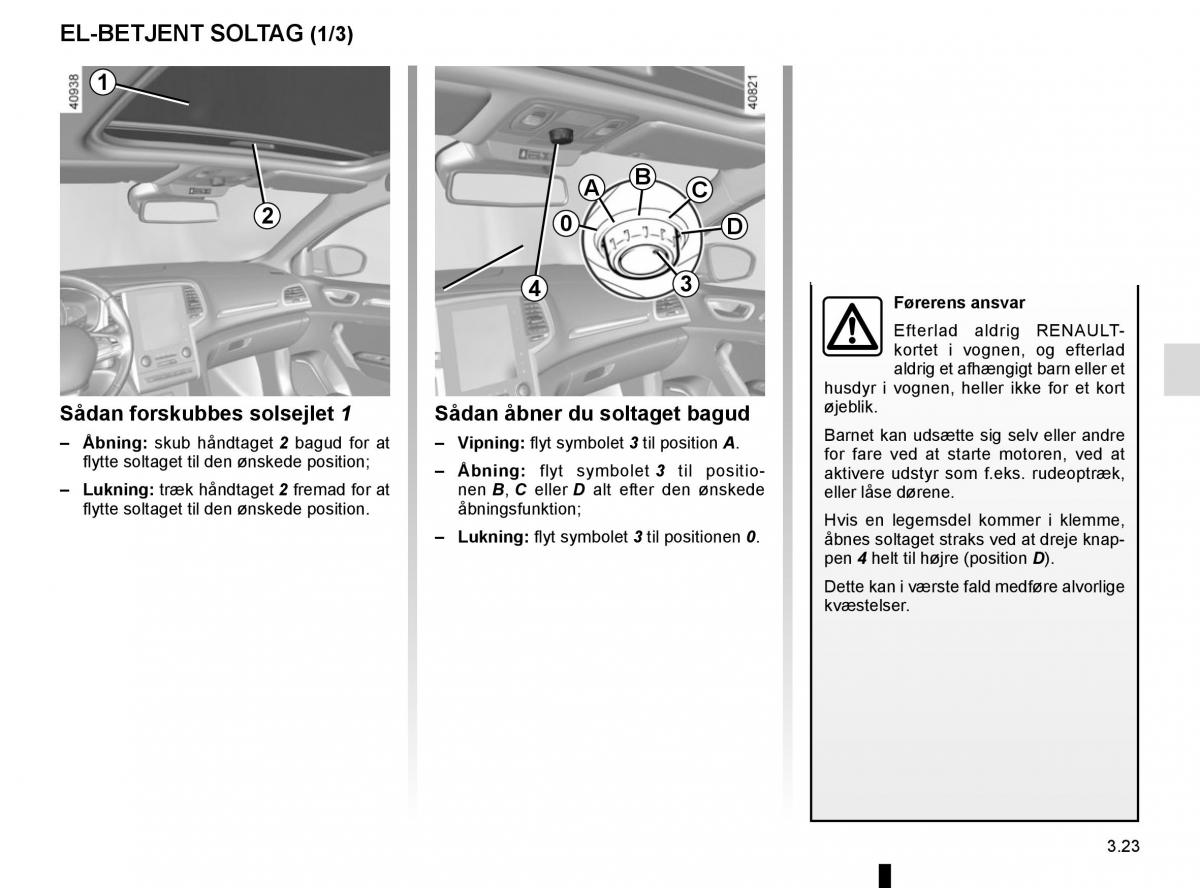 Renault Megane IV 4 Bilens instruktionsbog / page 217