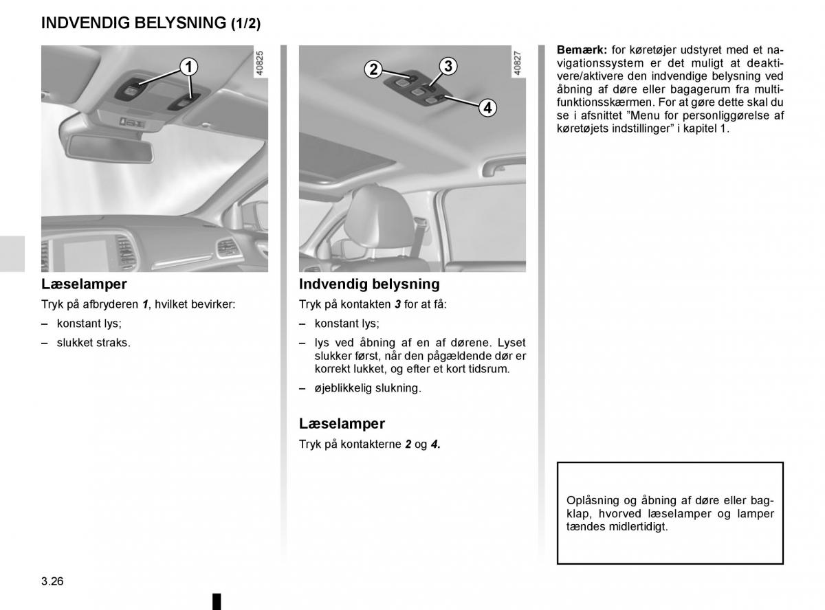 Renault Megane IV 4 Bilens instruktionsbog / page 220