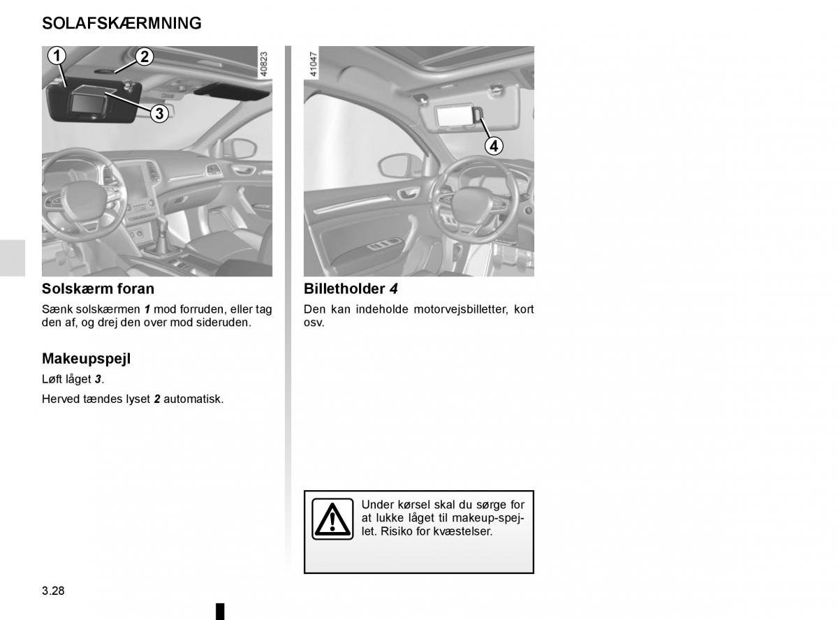 Renault Megane IV 4 Bilens instruktionsbog / page 222