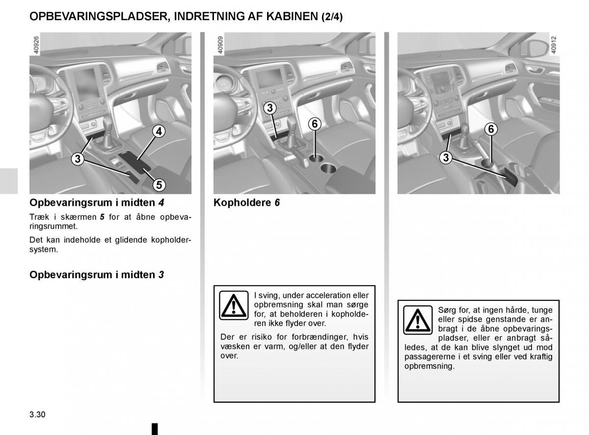 Renault Megane IV 4 Bilens instruktionsbog / page 224