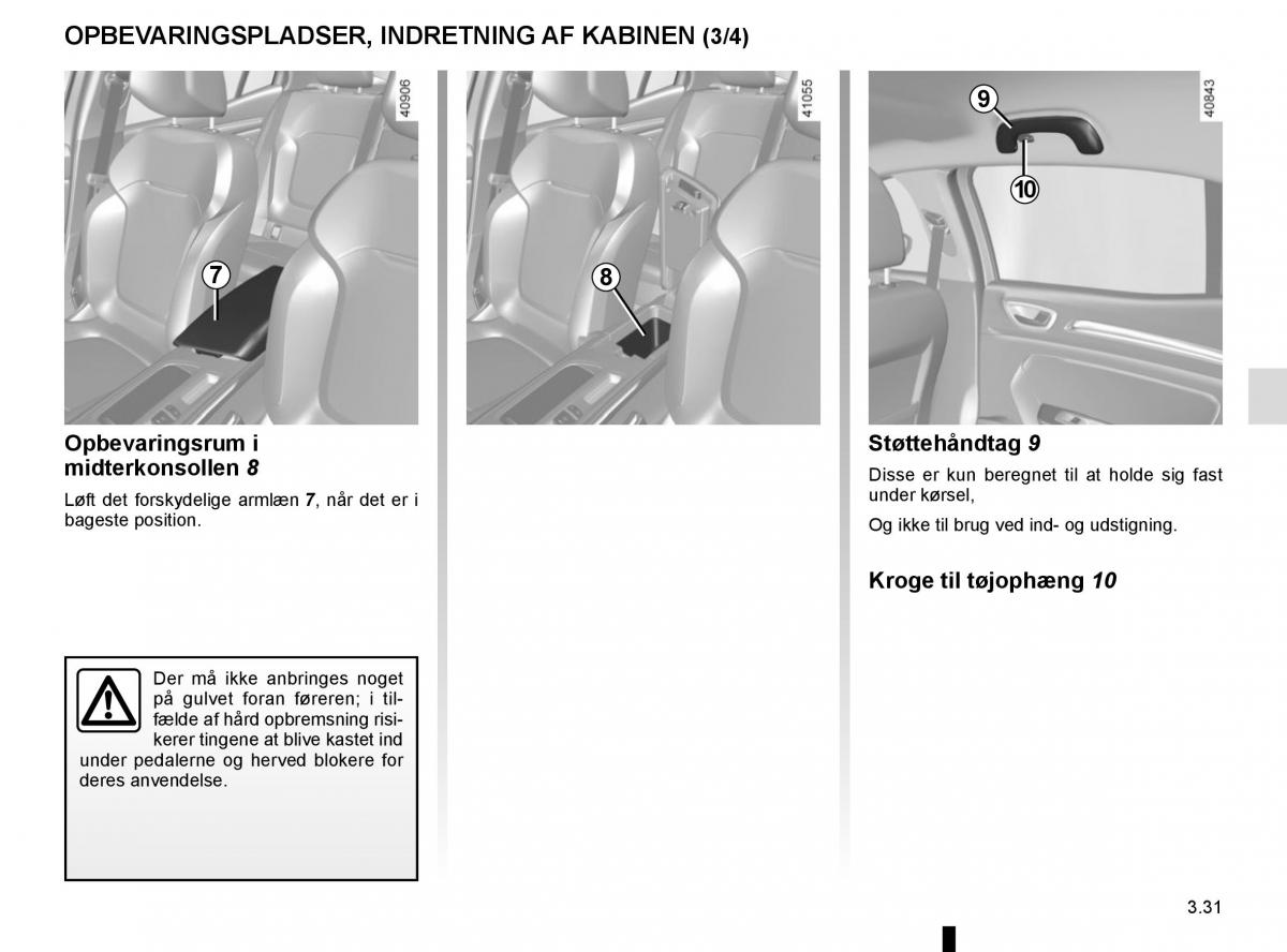 Renault Megane IV 4 Bilens instruktionsbog / page 225