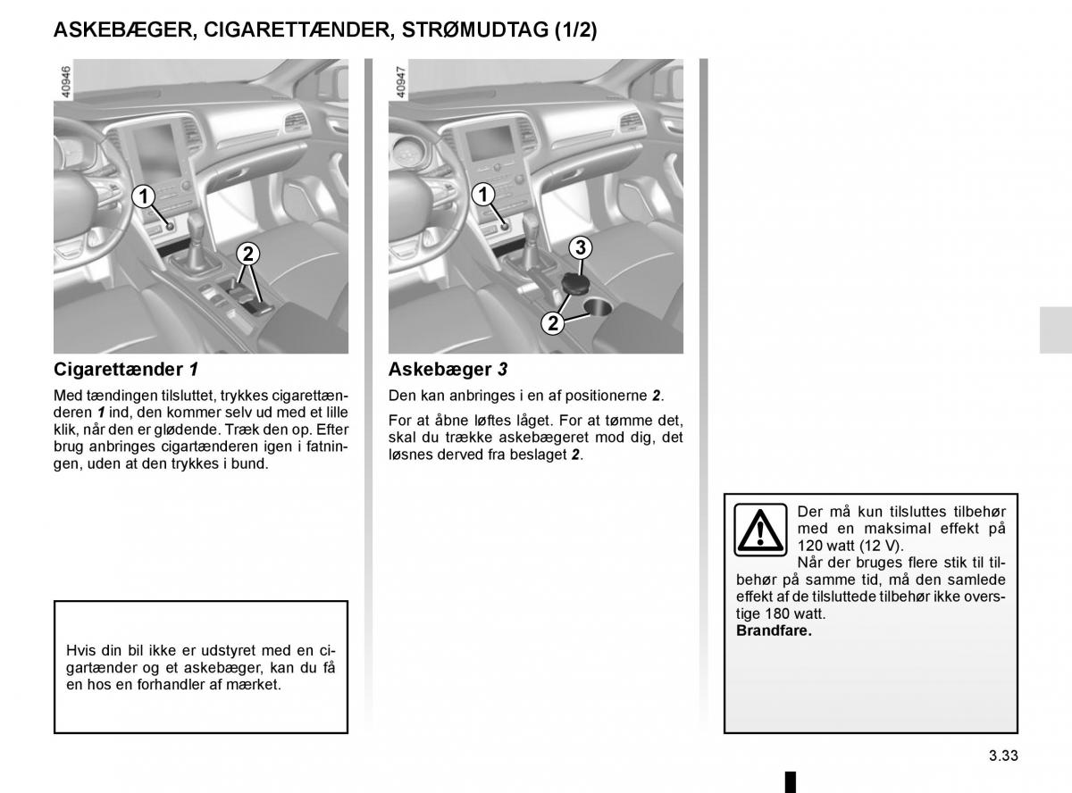 Renault Megane IV 4 Bilens instruktionsbog / page 227