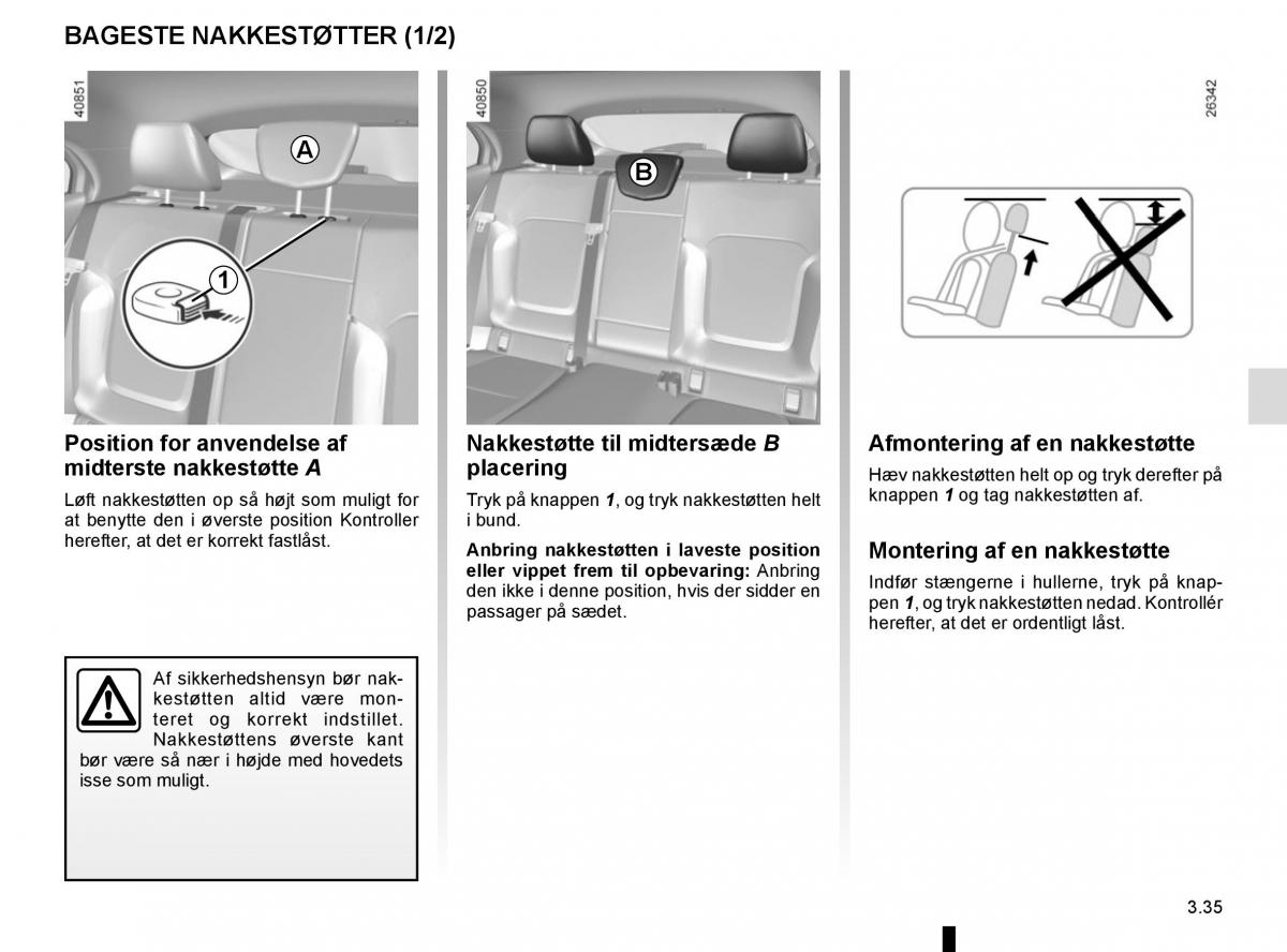 Renault Megane IV 4 Bilens instruktionsbog / page 229