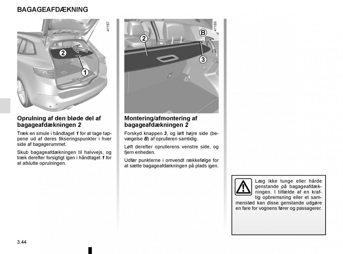 Renault Megane IV 4 Bilens instruktionsbog / page 238