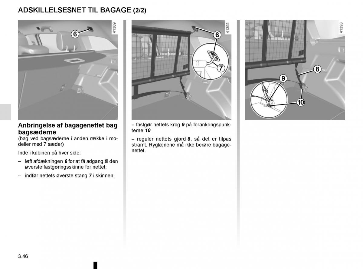 Renault Megane IV 4 Bilens instruktionsbog / page 240