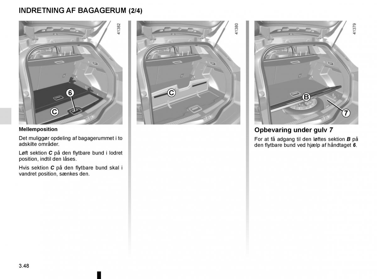 Renault Megane IV 4 Bilens instruktionsbog / page 242