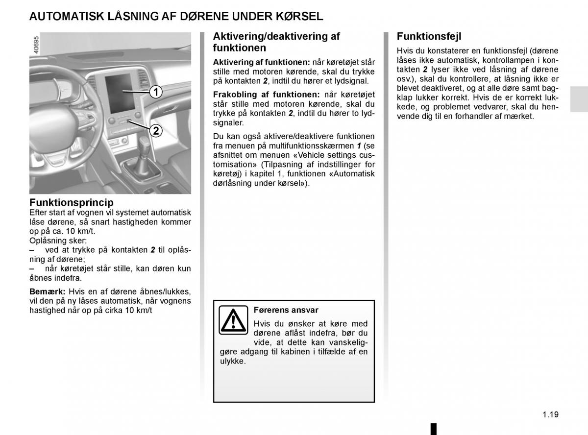 Renault Megane IV 4 Bilens instruktionsbog / page 25