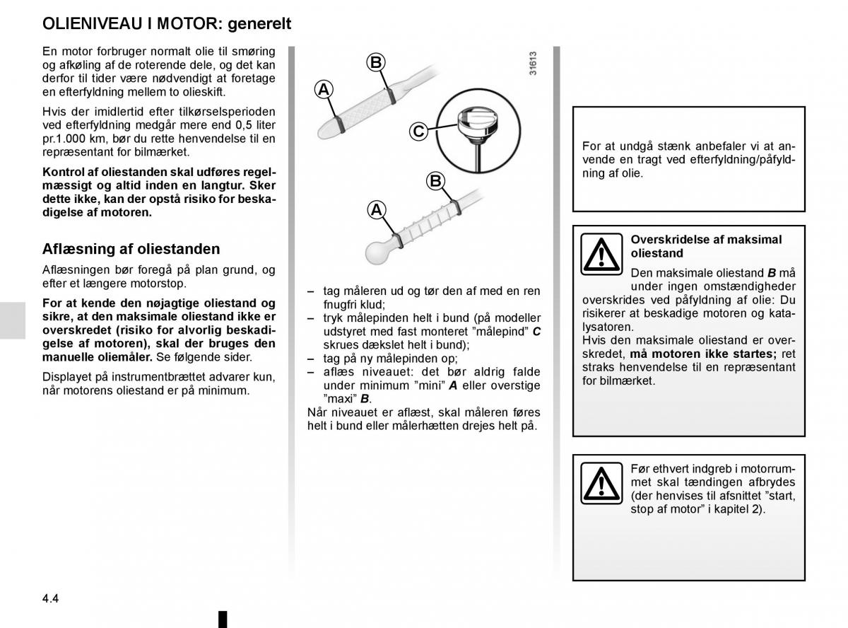 Renault Megane IV 4 Bilens instruktionsbog / page 254