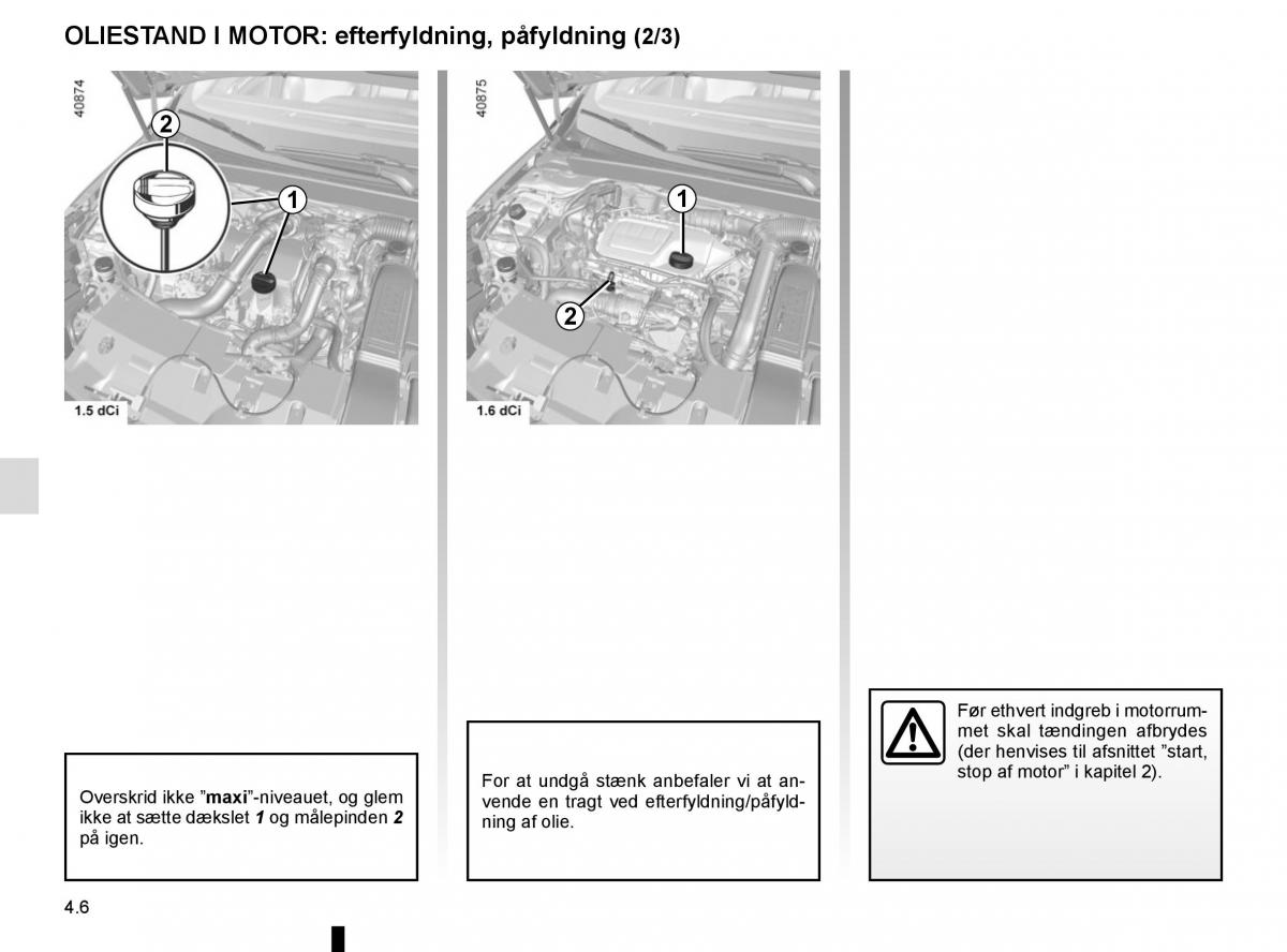 Renault Megane IV 4 Bilens instruktionsbog / page 256