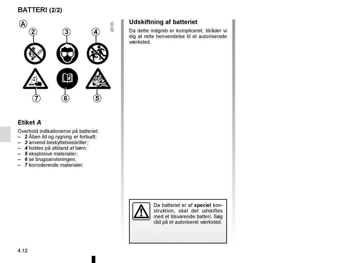 Renault Megane IV 4 Bilens instruktionsbog / page 262