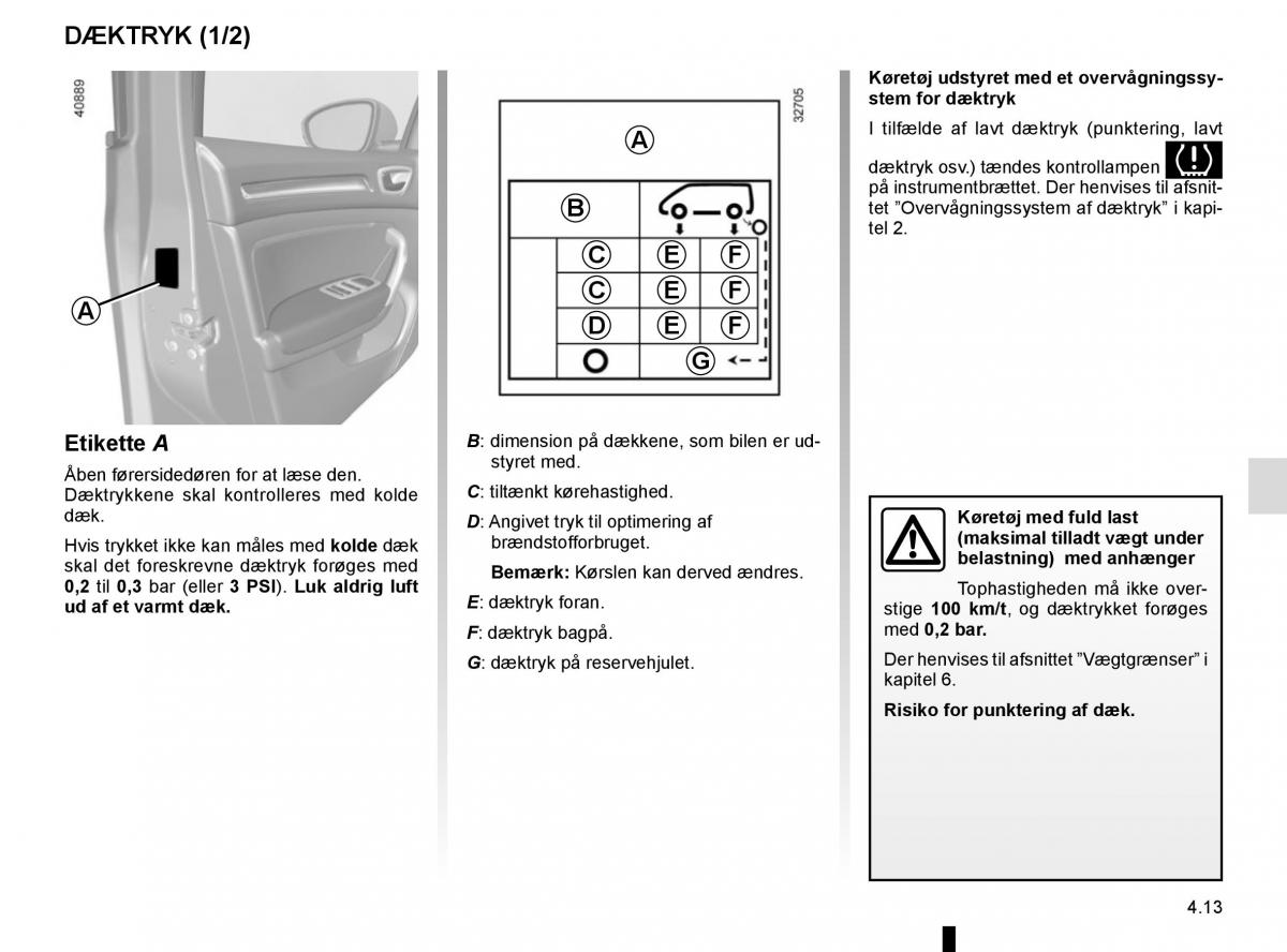 Renault Megane IV 4 Bilens instruktionsbog / page 263